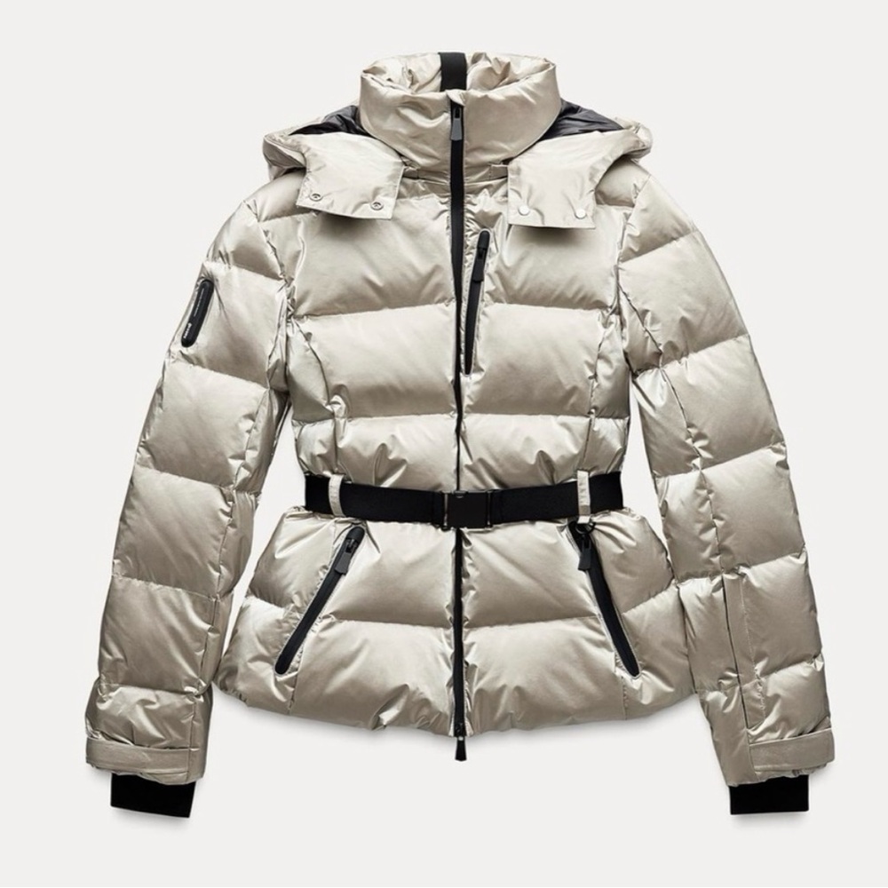 Zara Gold Ski Jacket